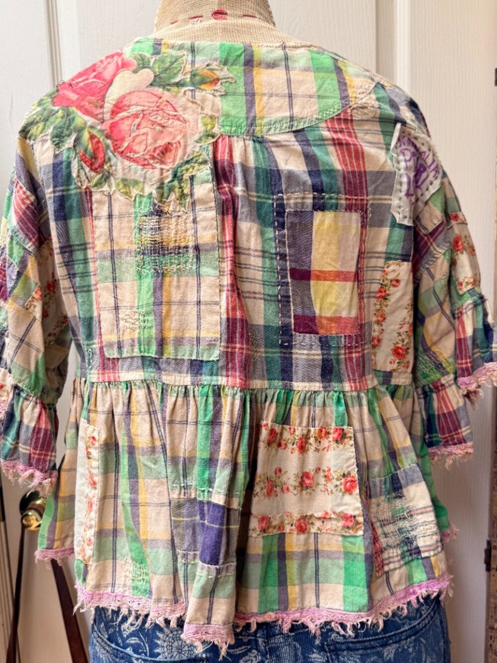 Magnolia Pearl Dear Liza Patchwork Blouse - Picture 5 of 7